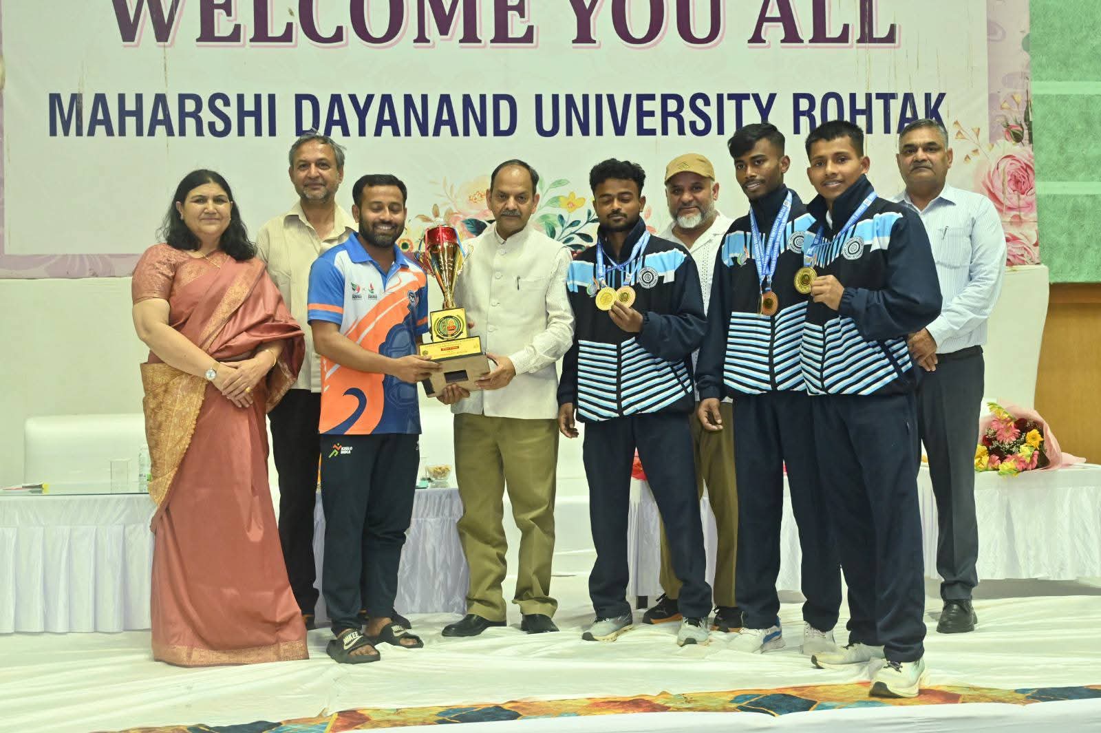 Golden Glory for Maharaja Srischandra College: Vishwakarma Mahto Shines at All India University Pencak Silat Championship