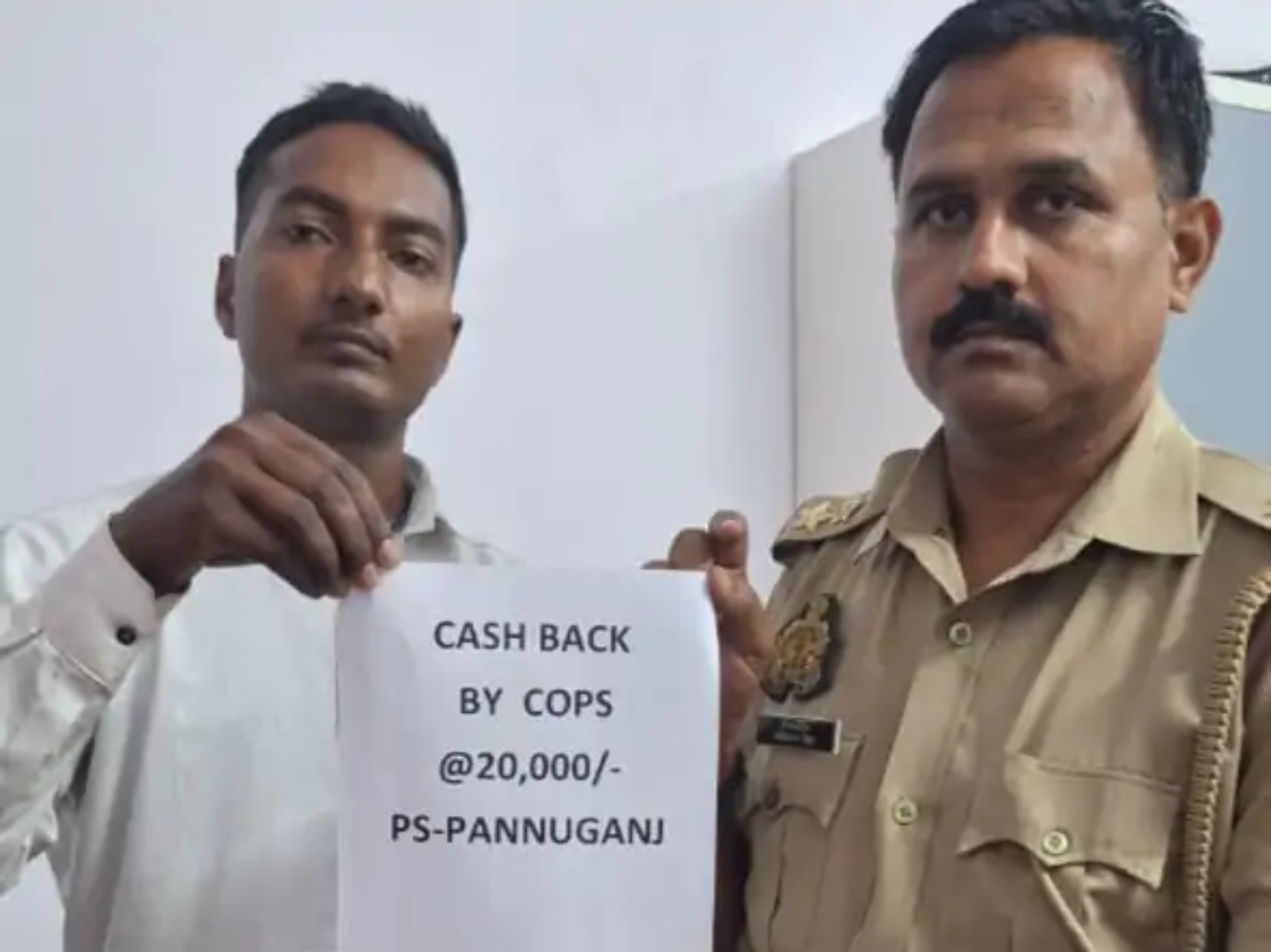 साइबर धोखाधड़ी के 20 हजार रुपये पुलिस ने वापस कराए: सोनभद्र के पन्नगंज में पीड़ित के खाते में लौटाई गई राशि