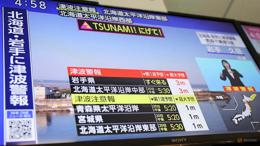 Major 7.5-magnitude quake strikes off northern Japan, triggers tsunami warnings