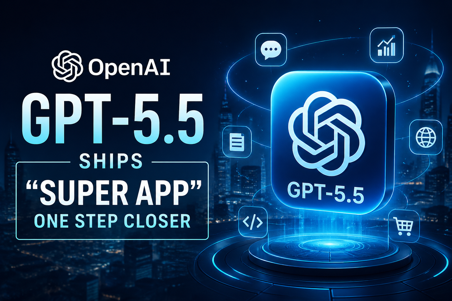 OpenAI Releases GPT-5.5, Signals Progress Toward Integrated AI Platform