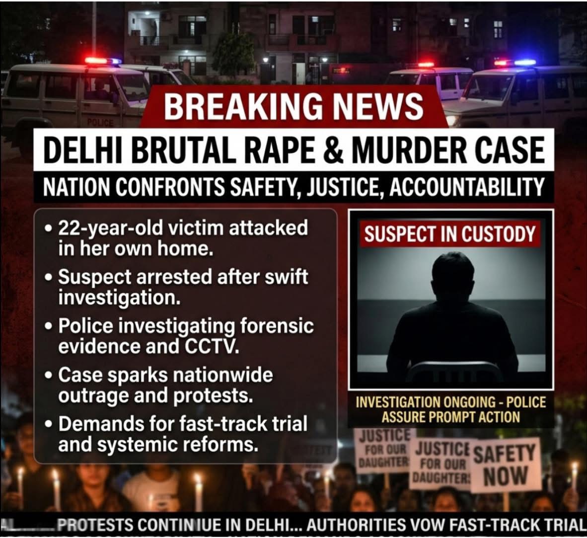 Delhi Brutal Rape &amp; Murder Case: A Nation Confronts Safety, Justice, and Accountability