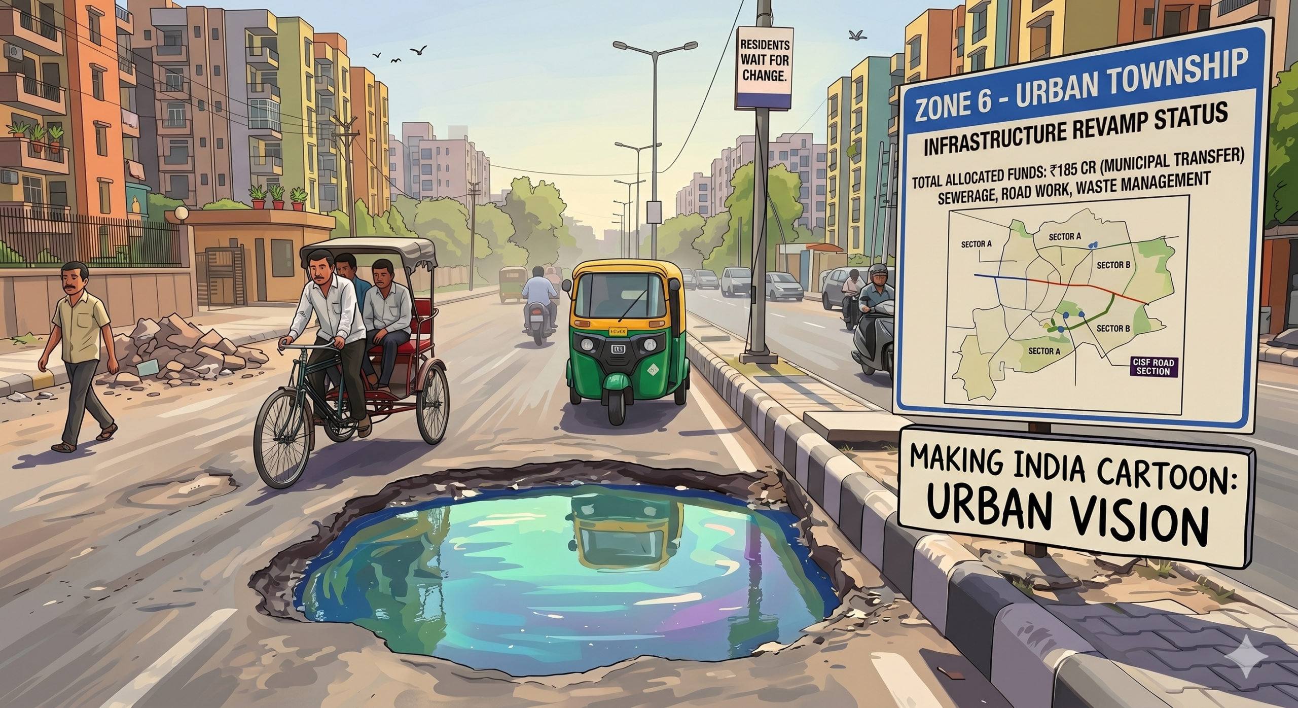 Indirapuram’s Civic Transition: A Township Navigating Infrastructure Challenges
