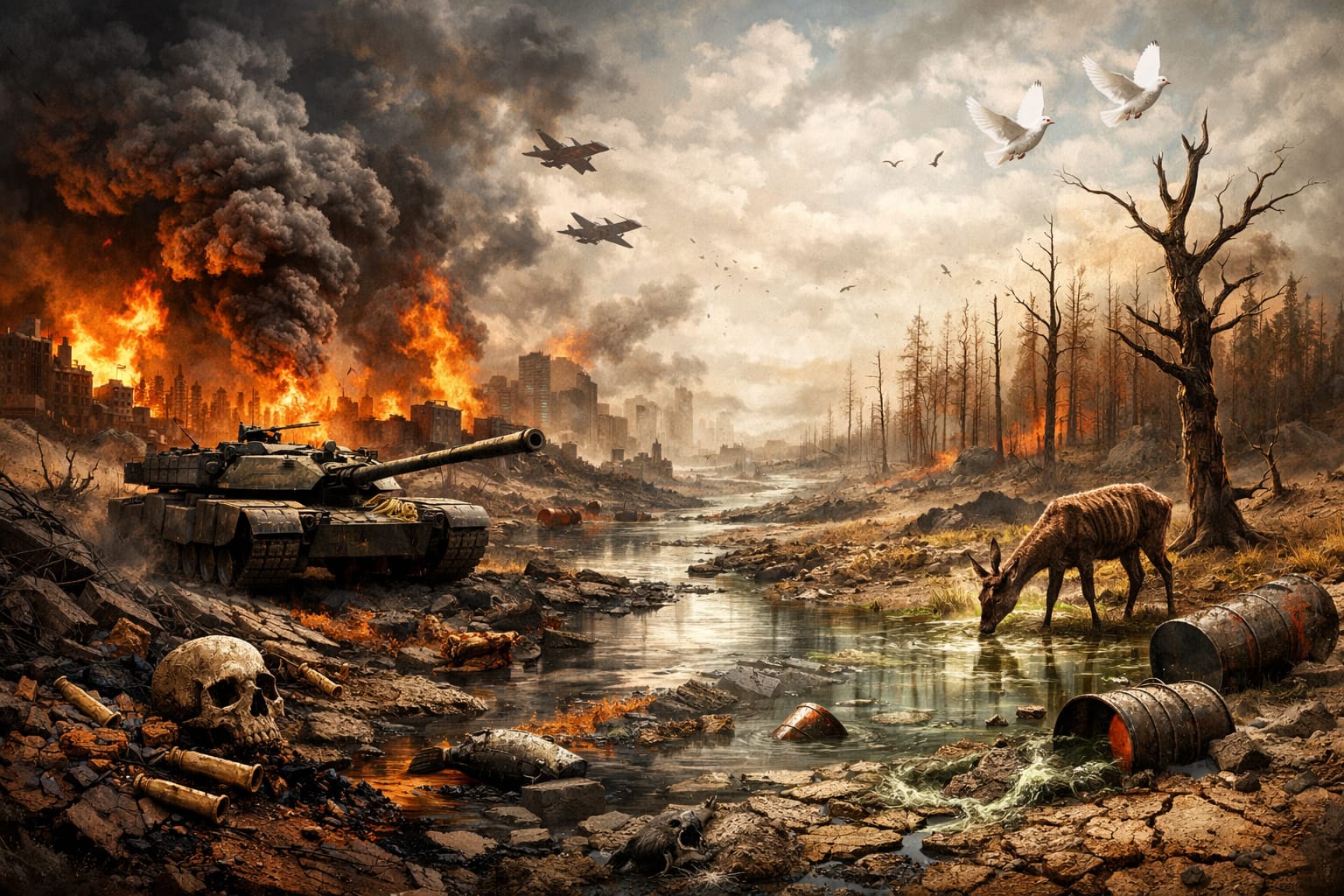Impact of Wars on the Environment: How Conflict Leaves Lasting Scars on Our Planet
