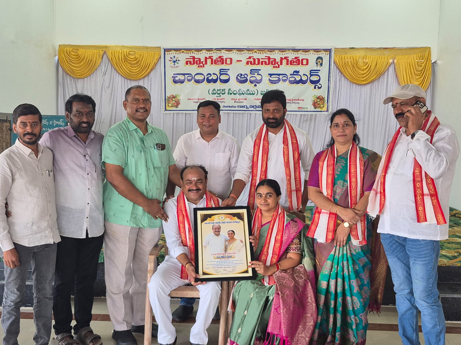 జగిత్యాలలో చాంబర్ ఆఫ్ కామర్స్ ఘన సన్మానం: ప్రజాప్రతినిధులుగా ఎదిగిన వర్తక సంఘ సభ్యులకు గౌరవ సత్కార