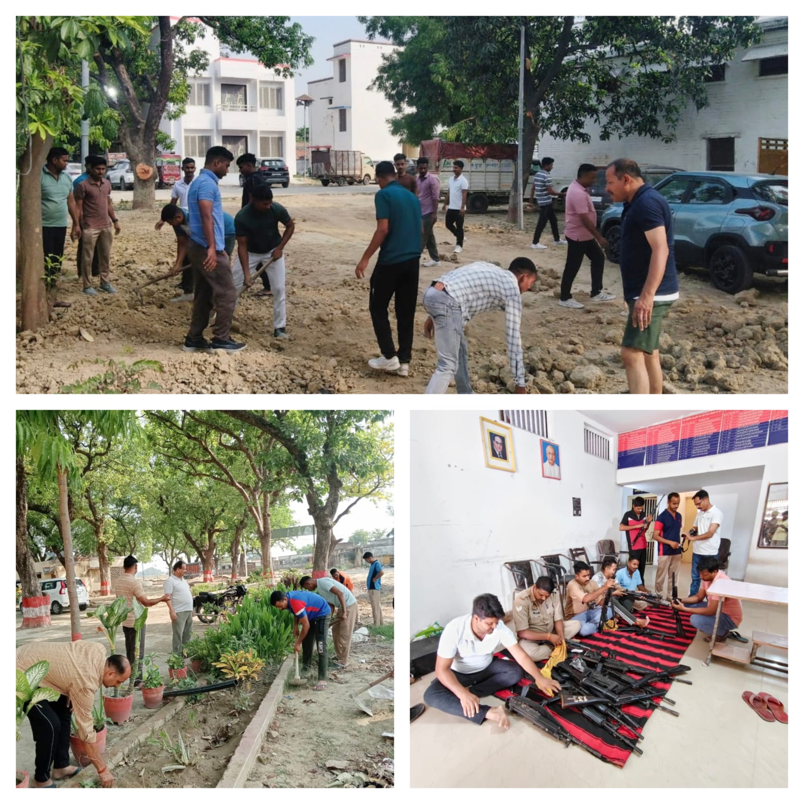 एसपी सत्य नारायण के निर्देशन में कौशाम्बी पुलिस का साप्ताहिक स्वच्छता अभियान जारी