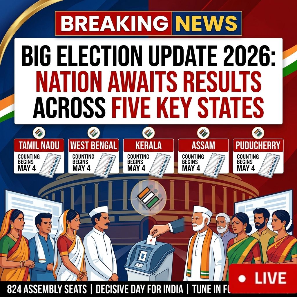 Big Election Update 2026: Nation Awaits Results Across Five Key States