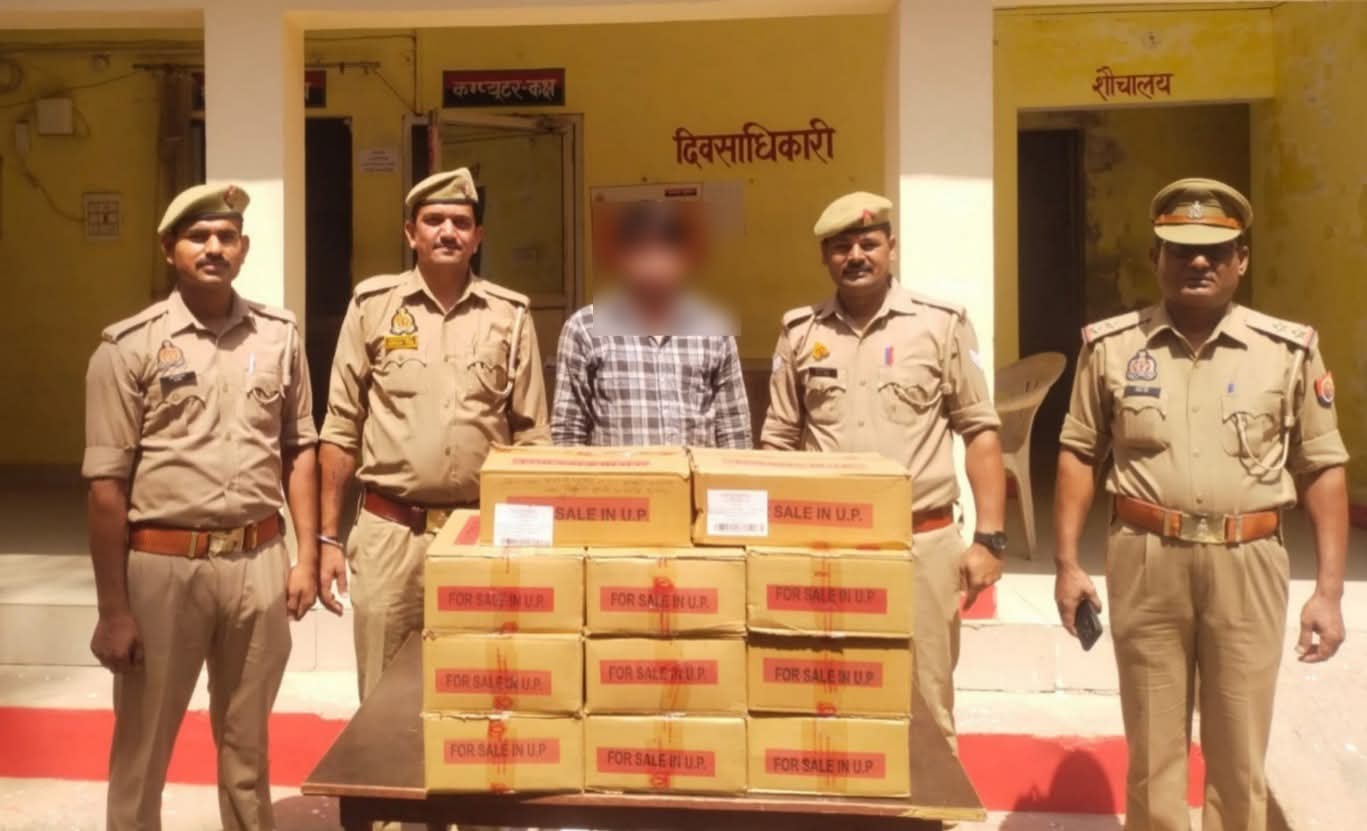 थाना डकोर पुलिस व आबकारी विभाग की संयुक्त कार्रवाई में अवैध शराब बरामद