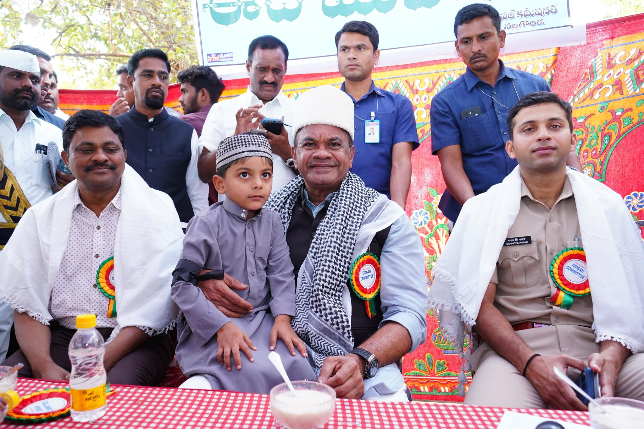 Minister Komatireddy Venkat Reddy Participates in Bakrid Celebrations in Nalgonda