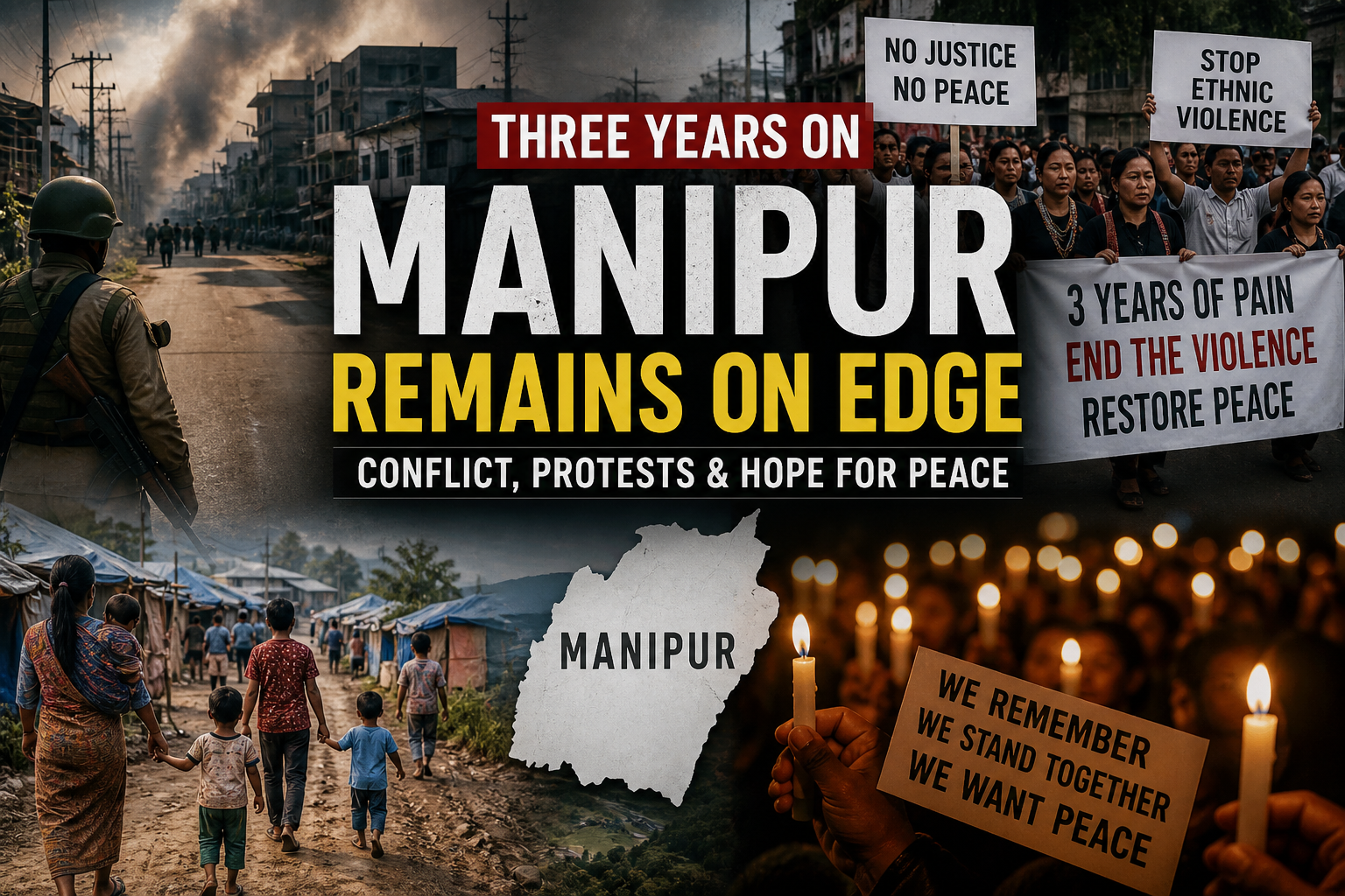 Manipur Remains on Edge Three Years After Ethnic Violence Began