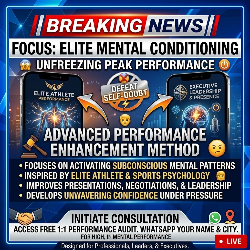 Working Professionals and Business Leaders Increasingly Exploring Mental Conditioning for Performance Development