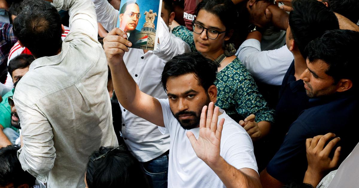 Protesters Rally at Jantar Mantar: Cockroach Janta Party Takes Aim at the Education Minister